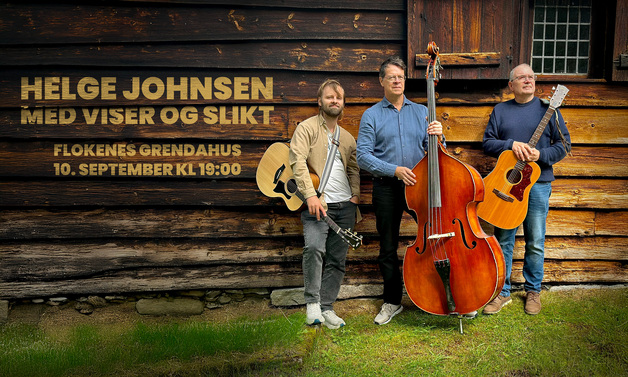 Event image Helge Johnsen med Viser og slikt – Flokenes grendahus