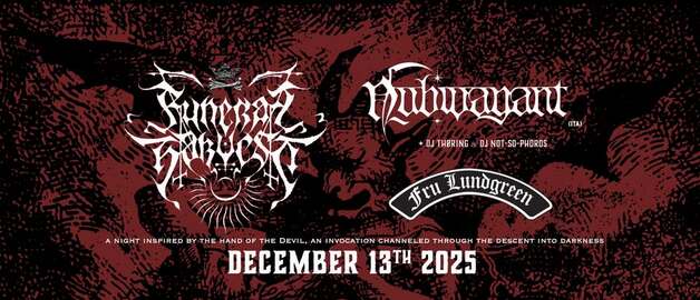 Event image Funeral Harvest "Malum in Se" release concert + Nubivagant (ITA)