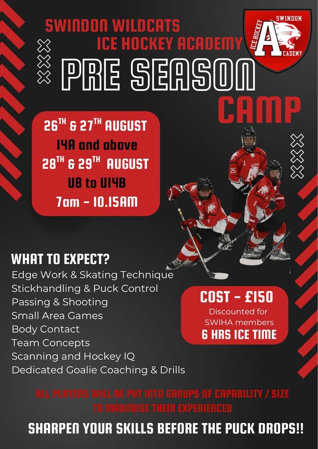 Event image Swindon Ice Hockey October Battle and Compete Camp