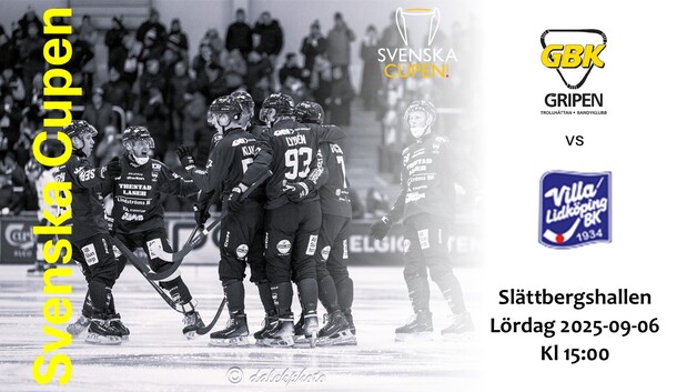 Event image Gripen Trollhättan BK vs Villa Lidköping BK Svenska Cupen