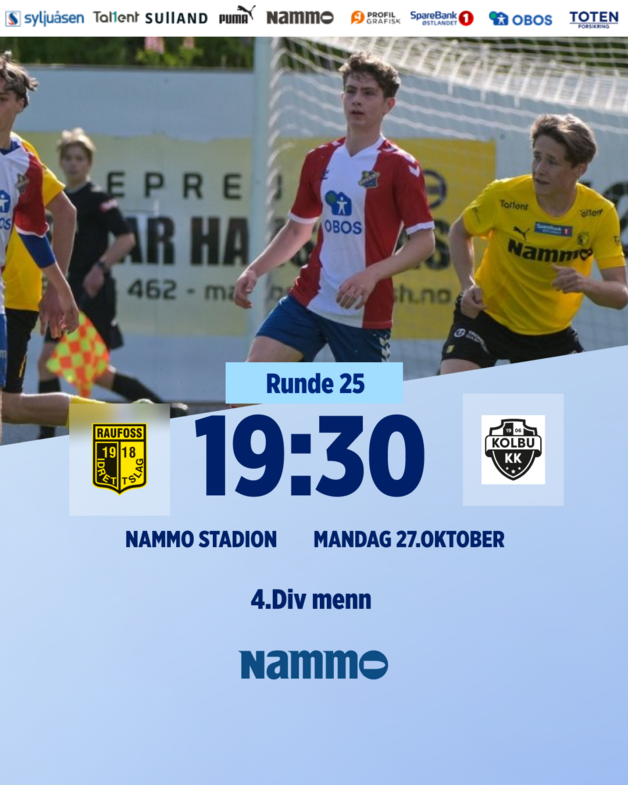 Event image Raufoss 2 - Kolbu/KK