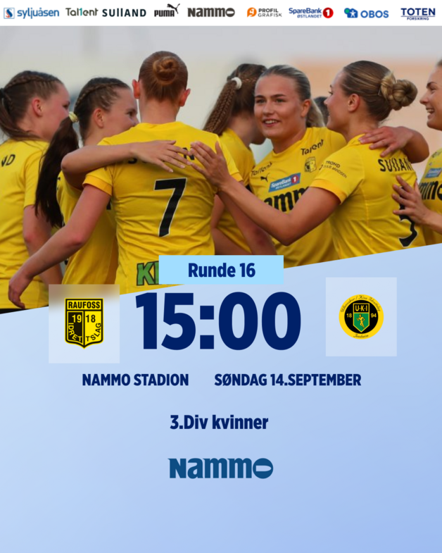 Event image Raufoss - Ullensaker/Kisa 3.div kvinner