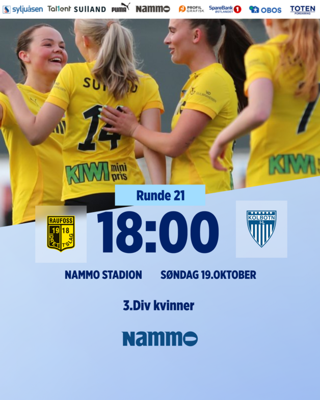 Event image Raufoss - Kolbotn Elite 2 3.div kvinner