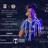Event image Premier Sports Cup Hospitality - St Mirren 19th September 2025