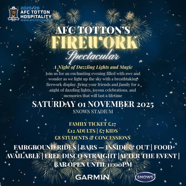 Event image 2025 Family Fireworks Evening