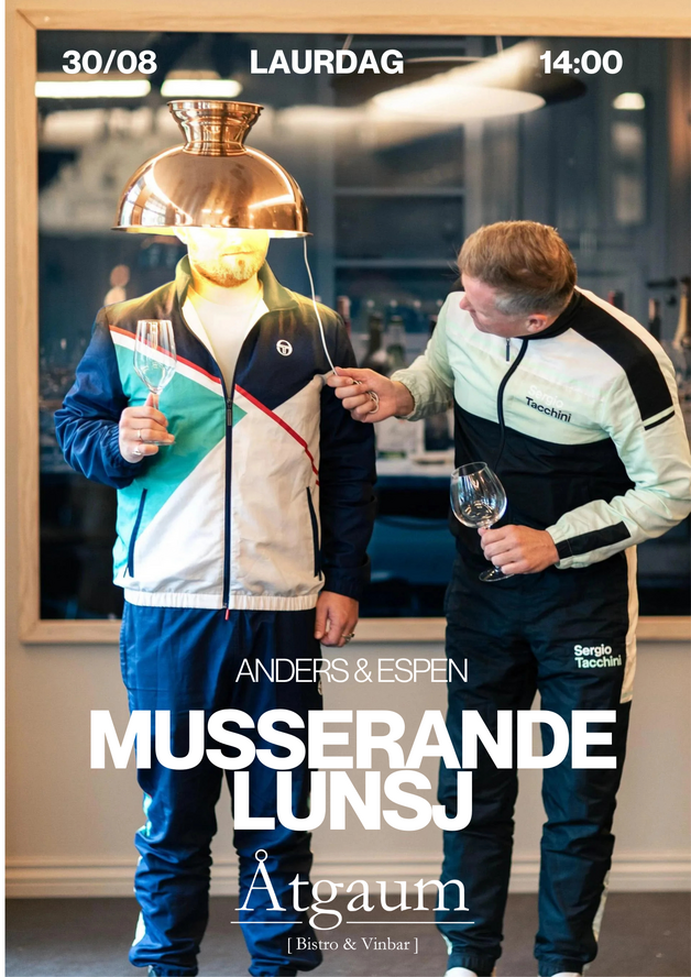 Event image Musserande-Lunsj med Anders & Espen