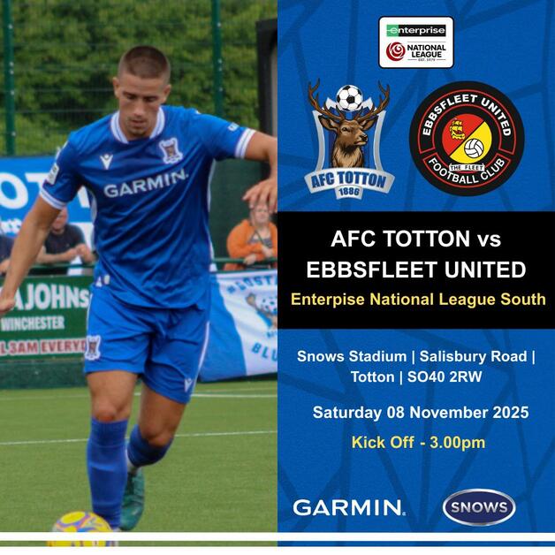 Event image AFC Totton v Ebbsfleet United
