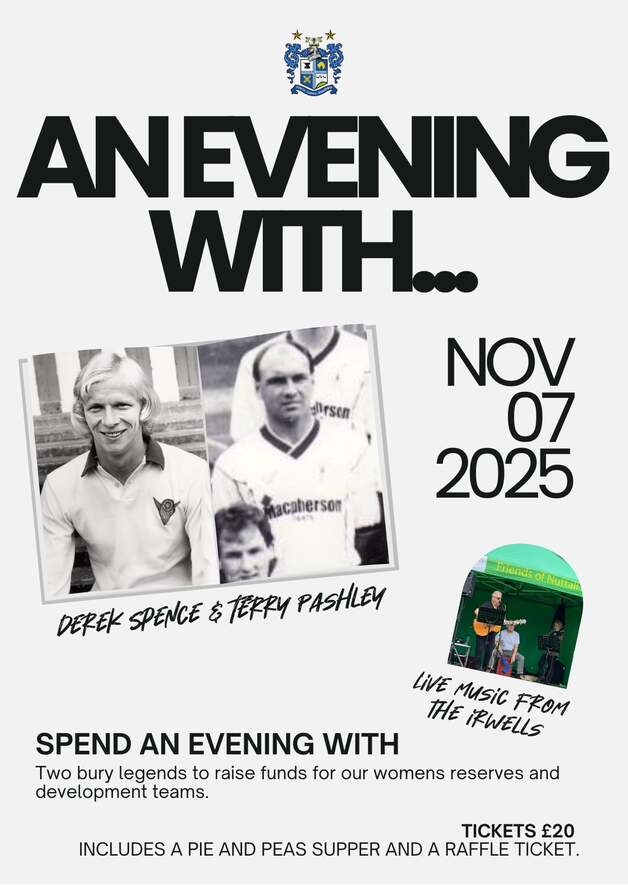 Event image An Evening With... Derek Spence & Terry Pashley