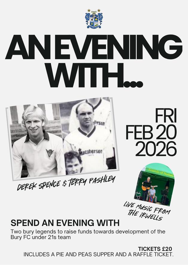Event image An Evening With... Derek Spence & Terry Pashley