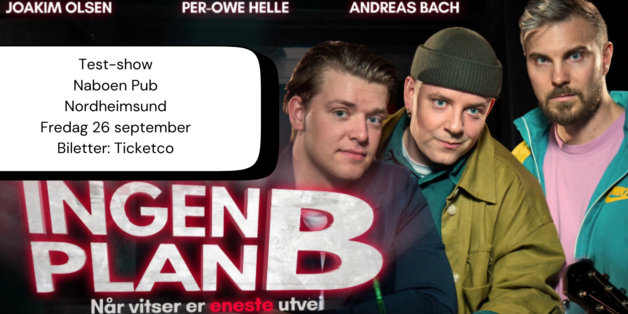 Event image Ingen Plan B Naboen pub Nordheimsund