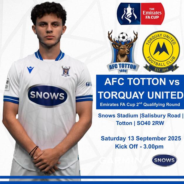 Event image AFC Totton v Torquay United FA Cup 2nd QR