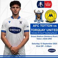 Event image AFC Totton v Torquay United FA Cup 2nd QR