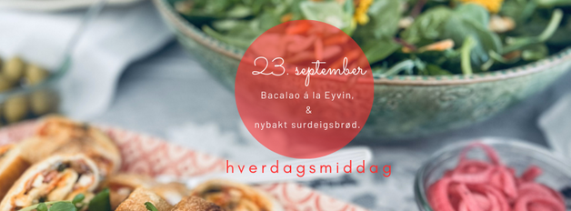 Event image Hverdagsmiddag // september // Bacalao
