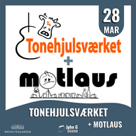 Event image Tonehjulsværket + Motlaus, Wrightegaarden, John G Scene