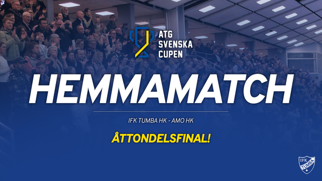 Event image ATG svenska cupen: IFK Tumba HK-Amo HK (Åttondelsfinal 1 av 2)