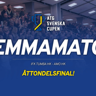 Event image ATG svenska cupen: IFK Tumba HK-Amo HK (Åttondelsfinal 1 av 2)