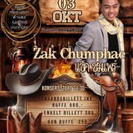 Event image Zak Chumphae Fredag 3 Oktober på Blues`n