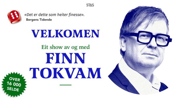 Event image Velkomen - eit show av og med FINN TOKVAM