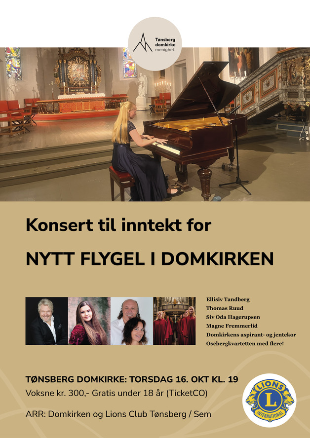 Event image Festkonsert til inntekt for nytt flygel
