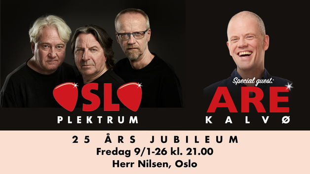 Event image OSLO PLEKTRUM – 25 ÅR MED ROCK!