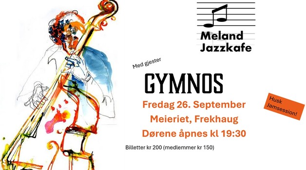 Event image Meland Jazzkafe - GYMNOS m/gjester