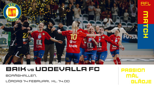 Event image BAIK Futsal Dam - Uddevalla FC i Regionala Futsalligan