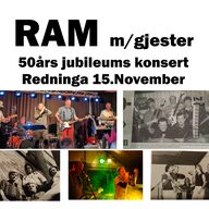 Event image RAM 50 år! Jubileumskonsert på Redninga Scene