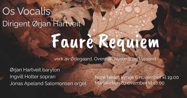Event image Fauré Requiem 8. november 