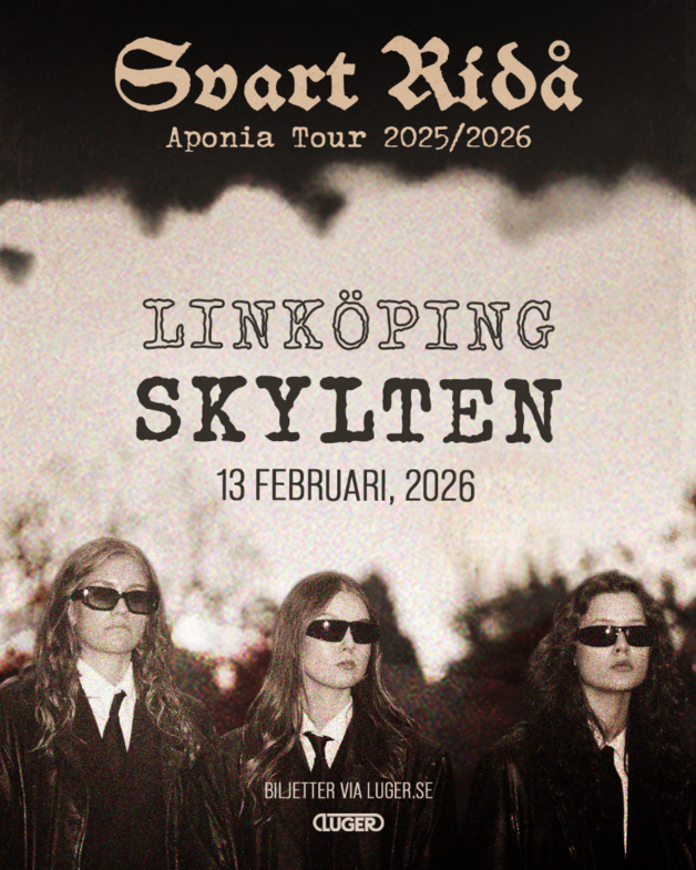 Event image SVART RIDÅ - APONIA TOUR // LIVE PÅ SKYLTEN, LINKÖPING