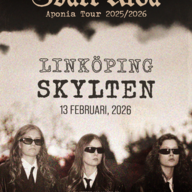 Event image SVART RIDÅ - APONIA TOUR // LIVE PÅ SKYLTEN, LINKÖPING