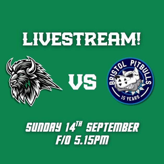 Event image Basingstoke Bison v Bristol Pitbulls Livestream - F/0 17:15