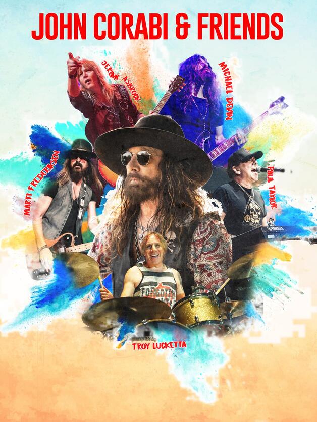Event image JOHN CORABI & FRIENDS – ROCKLEGENDER PÅ HERR NILSEN!