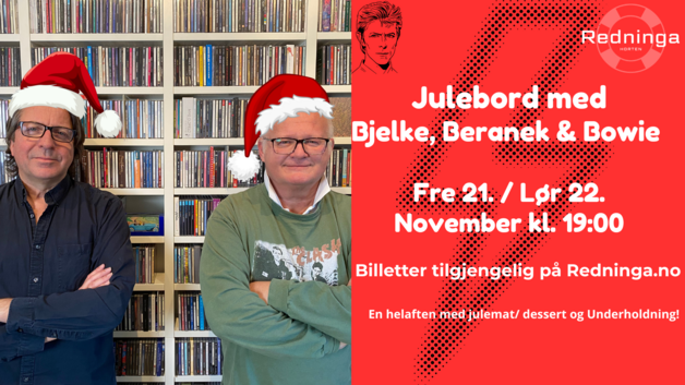 Event image Julebord med Bjelke, Beranke & Bowie