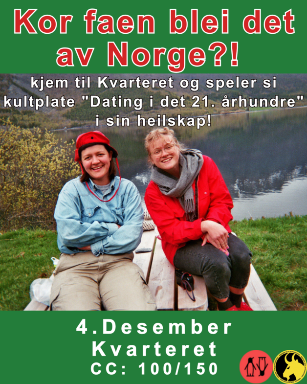Event image Kor faen blei det av Norge?! // Kvarteret // Bergen Realistforening