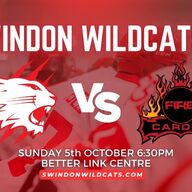 Event image NIHL 1 TICKETS - Swindon Wildcats v Cardiff Fire - Sunday 5th October 2025 - F/O 18:30