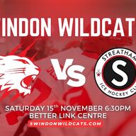 Event image NIHL 1 TICKETS - Swindon Wildcats v Streatham Hockey - Saturday 15th November 2025 - F/O 18:30
