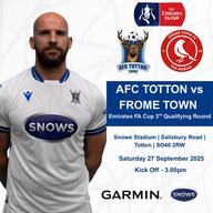 Event image AFC_Totton_v_Frome_Town_FA3QR_Cup