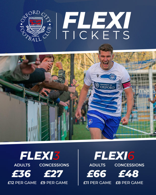 Event image Oxford City Flexi Tickets 2025/26