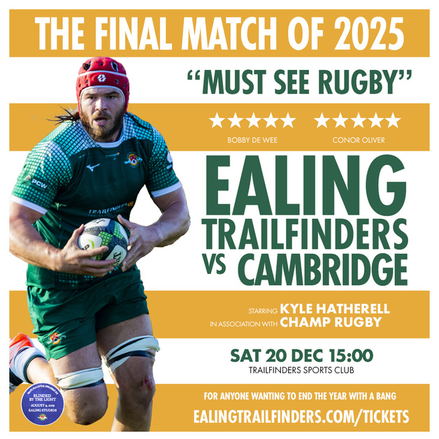 Event image PARKING: Ealing Trailfinders vs Cambridge 