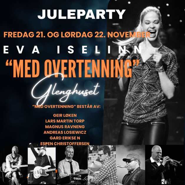 Event image JULEPARTY - EVA ISELINN MED OVERTENNING