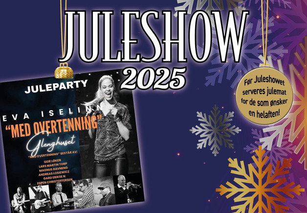 Event image JULEPARTY - EVA ISELINN MED OVERTENNING