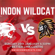 Event image NIHL 1 TICKETS - Swindon Wildcats v Chelmsford Chieftains - Sunday 25th January 2026 - F/O 18:30