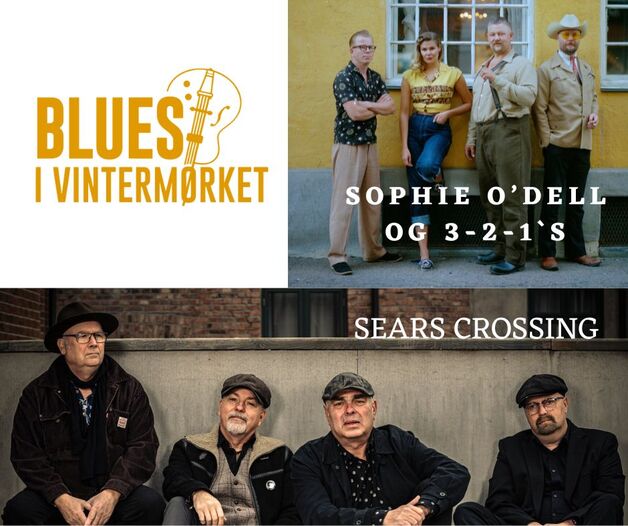 Event image Sears Crossing // Sophie O´Dell og 3-2-1`s  - Blues i Vintermørket 2025