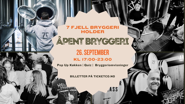 Event image Åpent Bryggeri 26. September