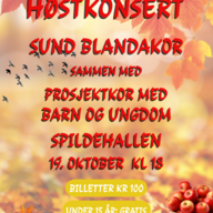 Event image Høstkonsert med Sund blandakor og prosjektkor for barn og unge