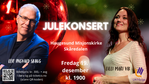 Event image Julekonsert med Leif Ingvald Skaug og Lilli Mari Vik