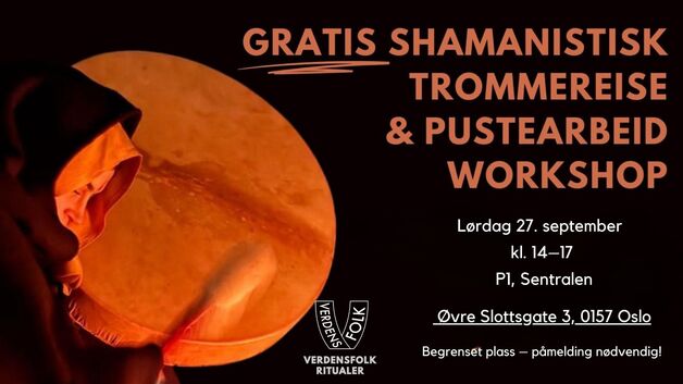 Event image Verdensfolk ritualer:Sjamanistisk trommereise og pustearbeid workshop