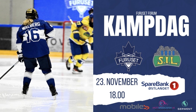 Event image Furuset - Storhamar. Søndag 23.11. Seriekamp Kvinner Elite