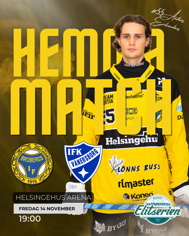 Event image Broberg/Söderhamn - IFK Vänersborg 251114/ Elitserien Bandy