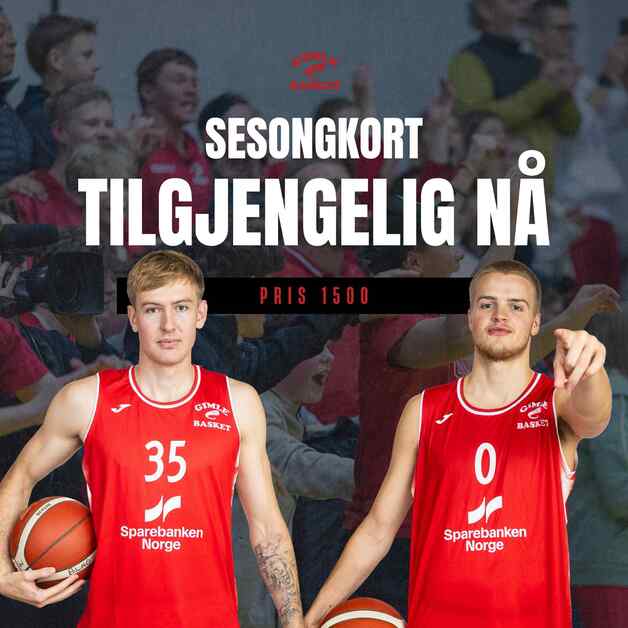 Event image Sesongkort Gimle Basket sesongen 25/26